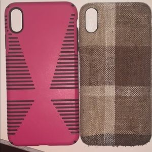 A bundle- 2 lovely Iphone XS max cases